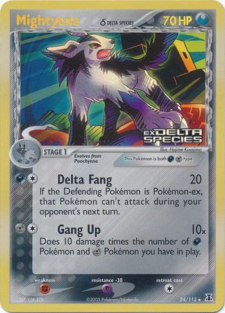 Mightyena (24/113) (Delta Species) (Stamped) [EX: Delta Species] | Jack's On Queen