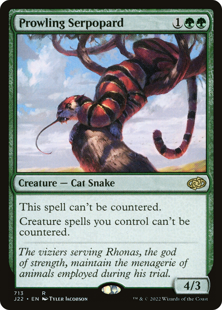 Prowling Serpopard [Jumpstart 2022] | Jack's On Queen