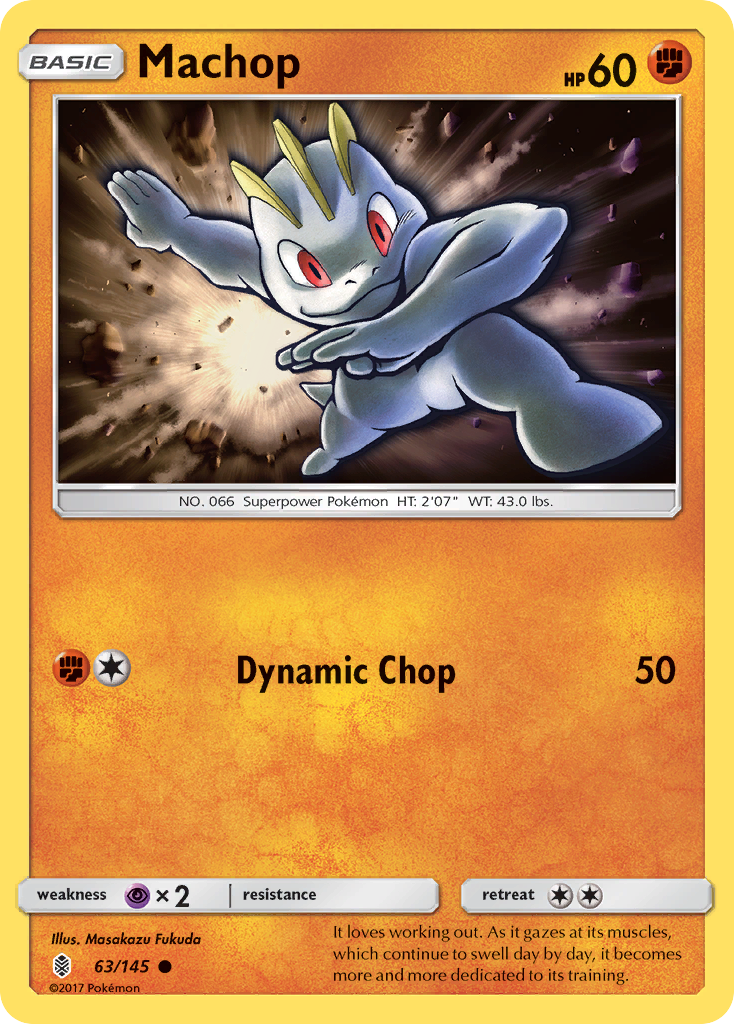 Machop (63/145) [Sun & Moon: Guardians Rising] | Jack's On Queen