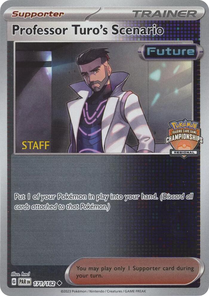 Professor Turo's Scenario (171/182) (2023 Regional Championships Staff) [League & Championship Cards] | Jack's On Queen