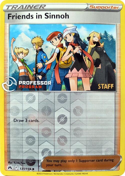 Friends in Sinnoh (131/159) (2023 Staff) [Professor Program Promos] | Jack's On Queen