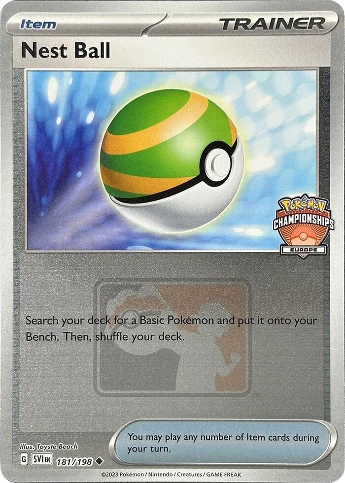 Nest Ball (181/198) (2024 Europe Championships) [League & Championship Cards] | Jack's On Queen