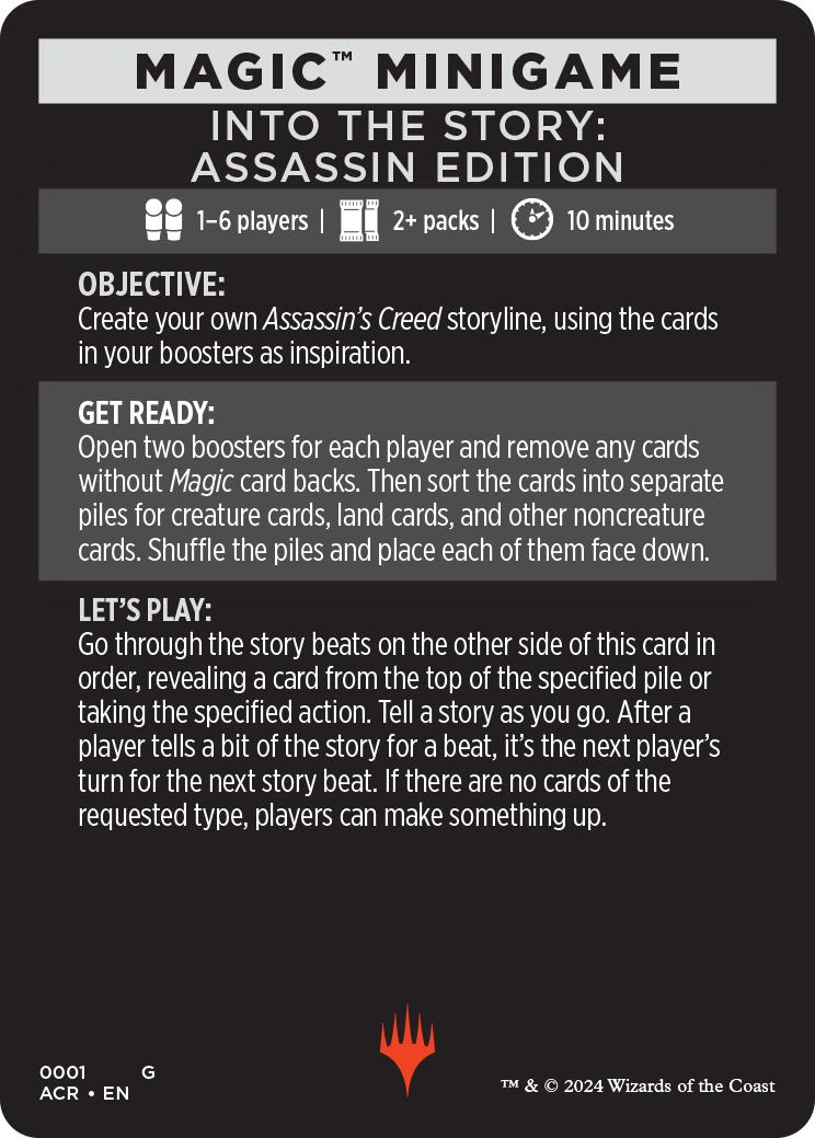 Into The Story: Assassin Edition (Magic Minigame) [Assassin's Creed Minigame] | Jack's On Queen