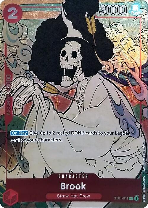 Brook (English Version 1st Anniversary Set) (ST01-011) [One Piece Promotion Cards] | Jack's On Queen
