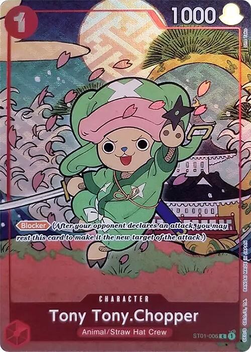 Tony Tony.Chopper (English Version 1st Anniversary Set) (ST01-006) [One Piece Promotion Cards] | Jack's On Queen