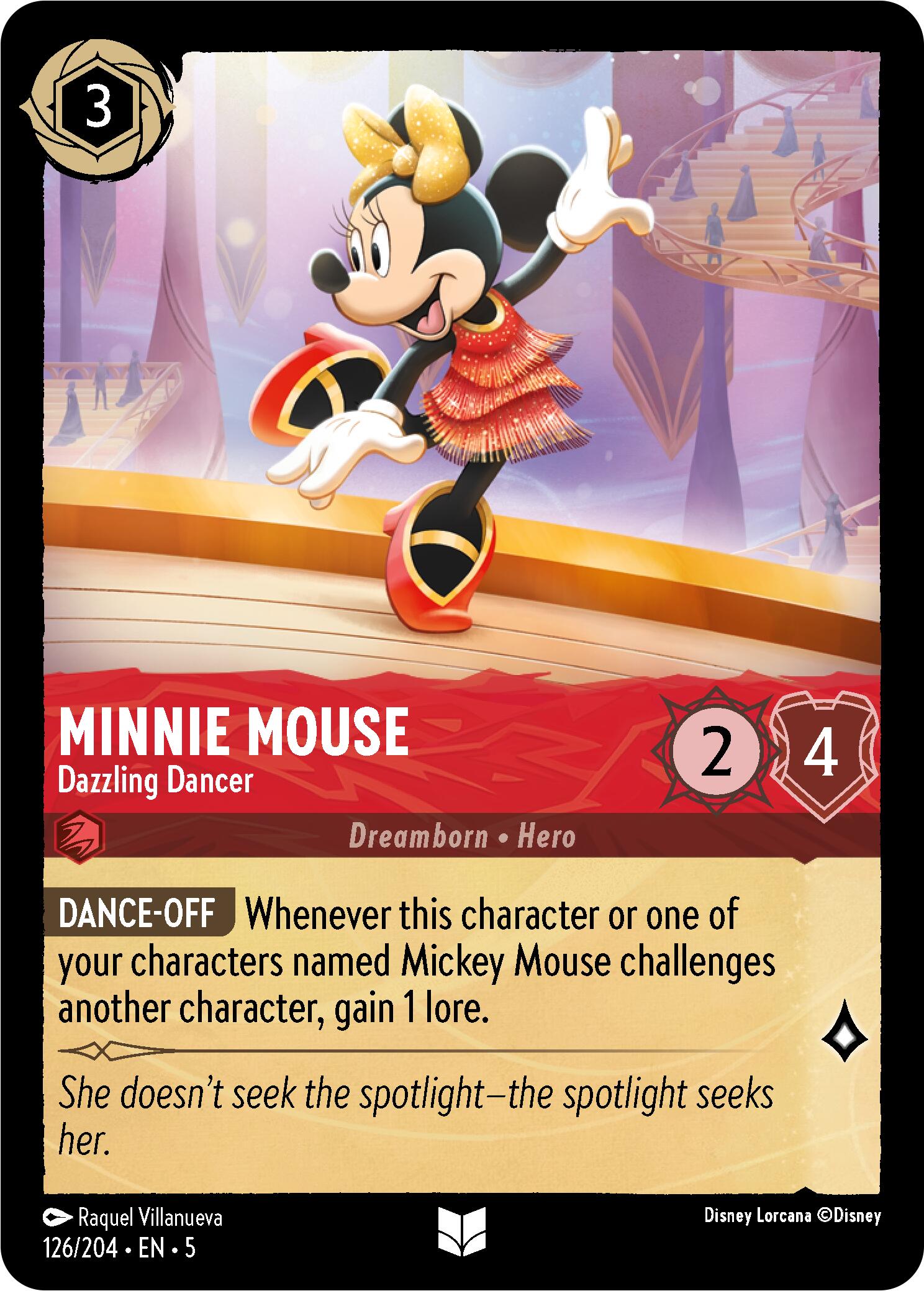 Minnie Mouse - Dazzling Dancer (126/204) [Shimmering Skies] | Jack's On Queen