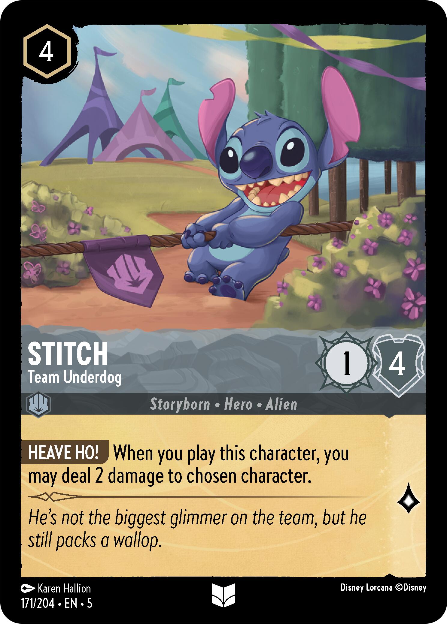 Stitch - Team Underdog (171/204) [Shimmering Skies] | Jack's On Queen