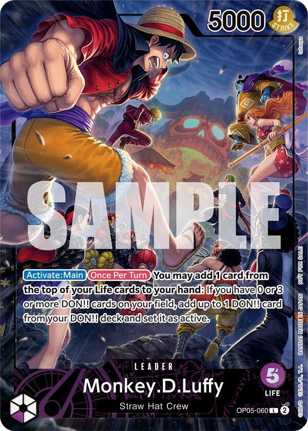 Monkey.D.Luffy (PSA Magazine) (OP05-060) [One Piece Promotion Cards] | Jack's On Queen