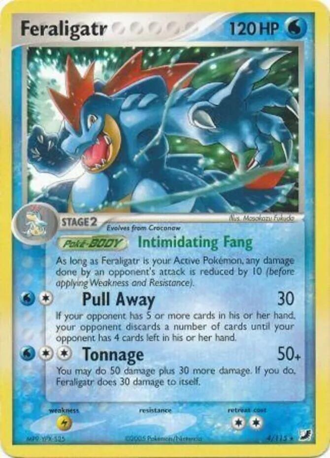 Feraligatr (4/115) (Theme Deck Exclusives) [EX: Unseen Forces] | Jack's On Queen