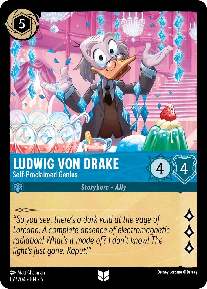 Ludwig Von Drake - Self-Proclaimed Genius (151/204) [Shimmering Skies] | Jack's On Queen