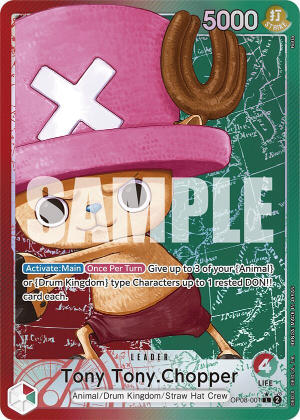 Tony Tony.Chopper (001) (Parallel) (OP08-001) [Two Legends] | Jack's On Queen