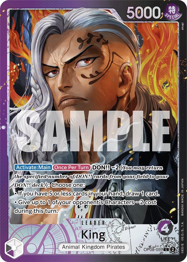 King (057) (Parallel) (OP08-057) [Two Legends] | Jack's On Queen