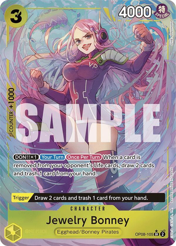 Jewelry Bonney (Parallel) (OP08-105) [Two Legends] | Jack's On Queen