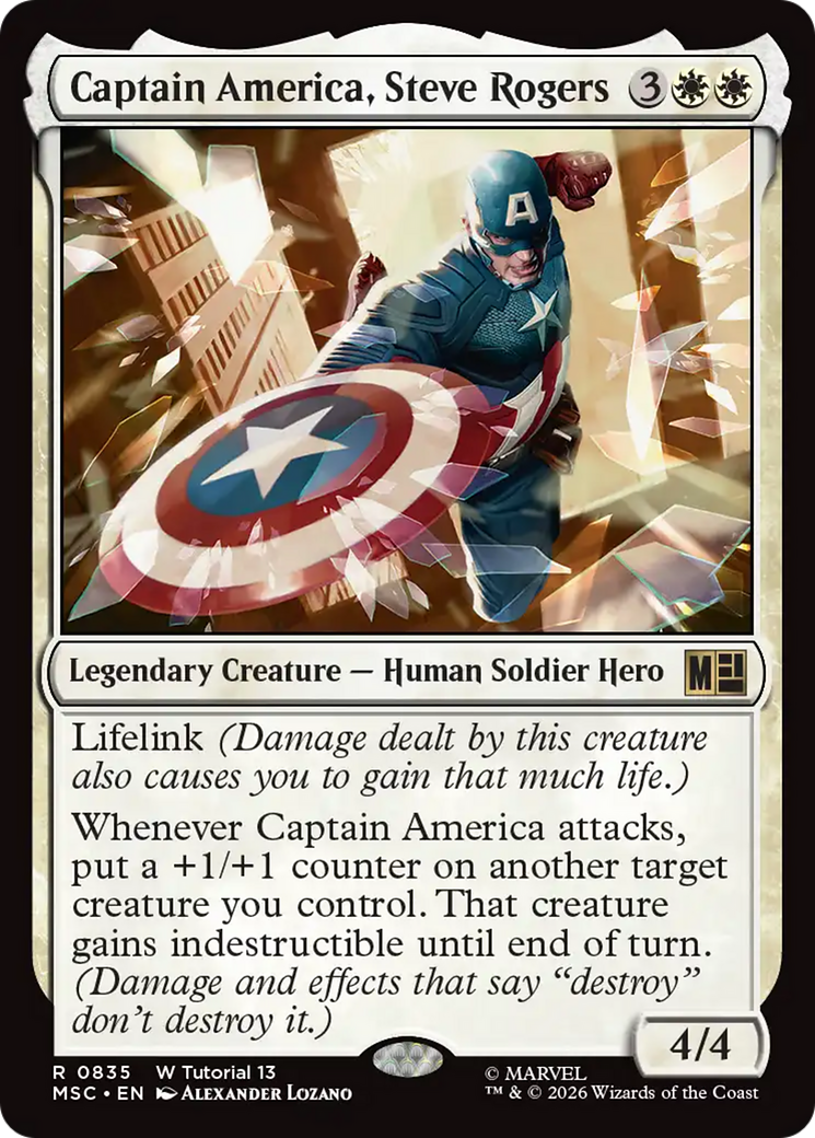 Captain America, Steve Rogers [Marvel Super Heroes Commander] | Jack's On Queen