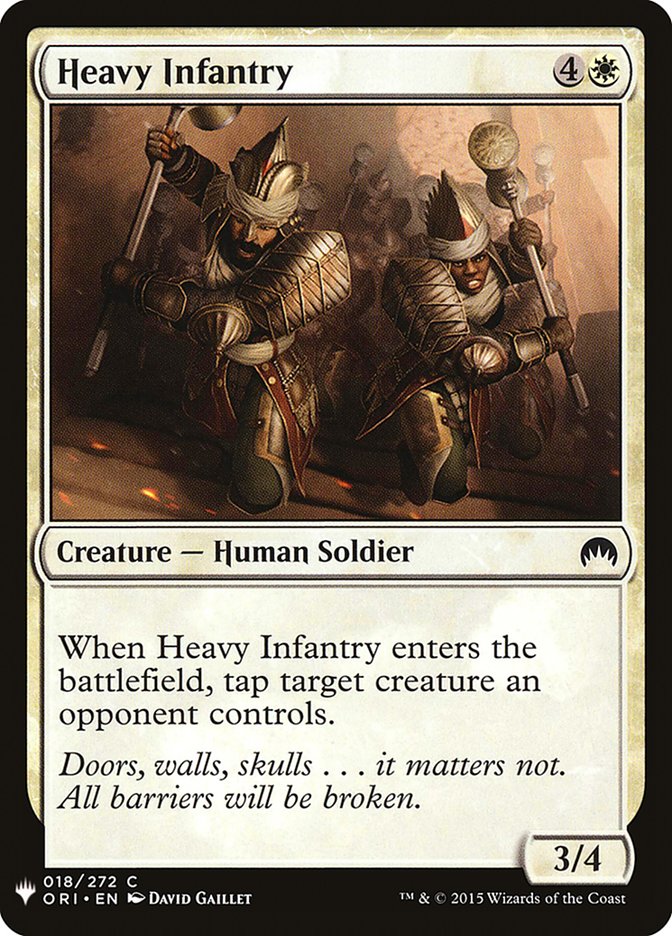 Heavy Infantry [Mystery Booster] | Jack's On Queen
