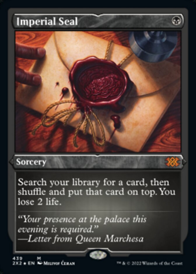 Imperial Seal (Foil Etched) [Double Masters 2022] | Jack's On Queen