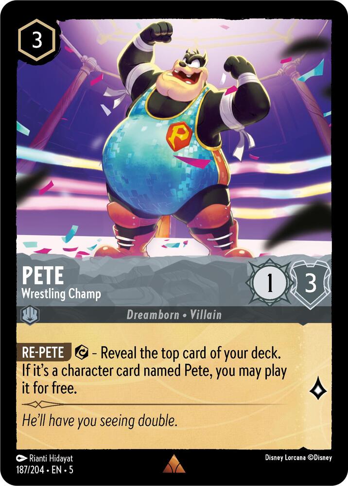Pete - Wrestling Champ (187/204) [Shimmering Skies] | Jack's On Queen