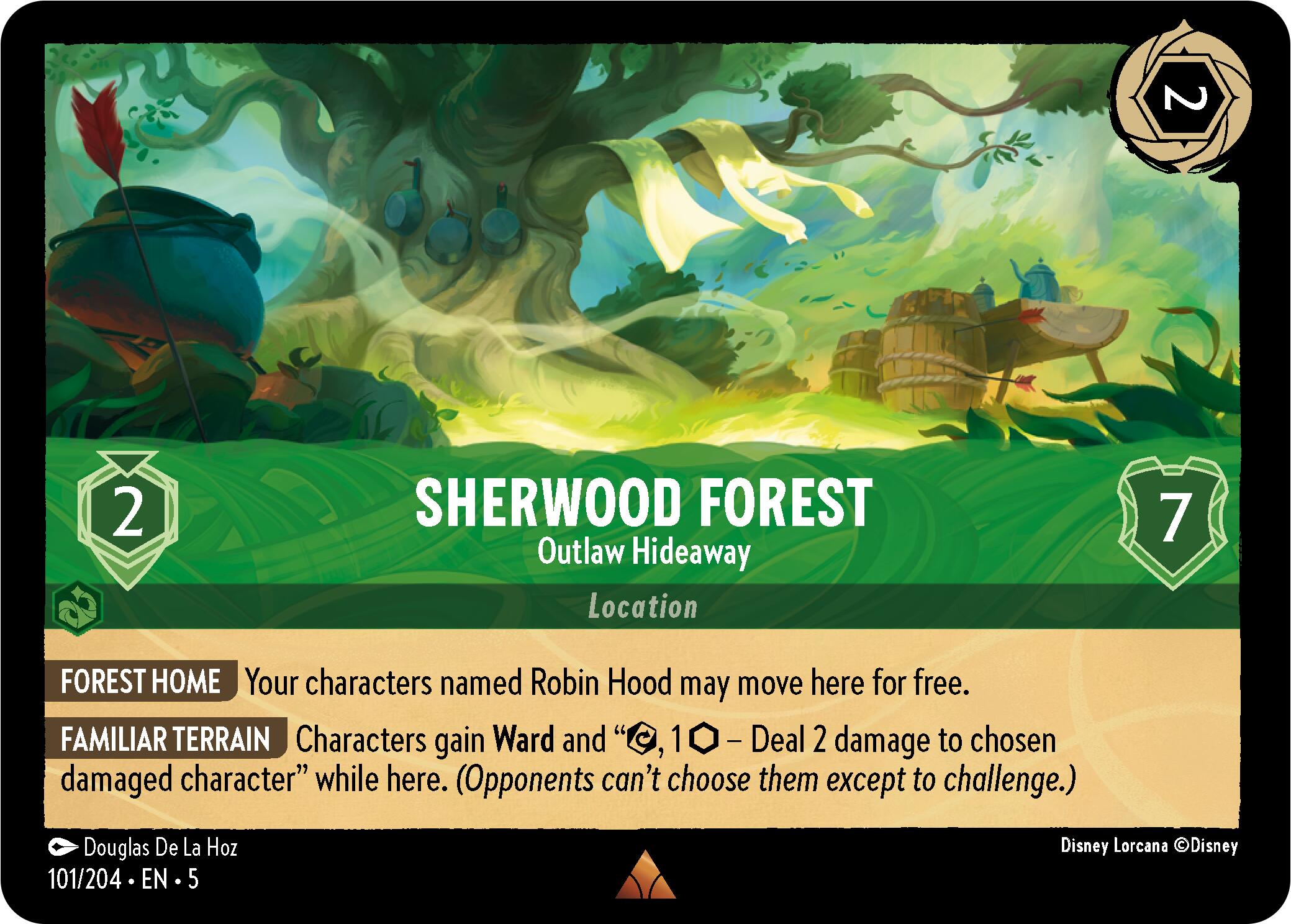 Sherwood Forest - Outlaw Hideaway (101/204) [Shimmering Skies] | Jack's On Queen