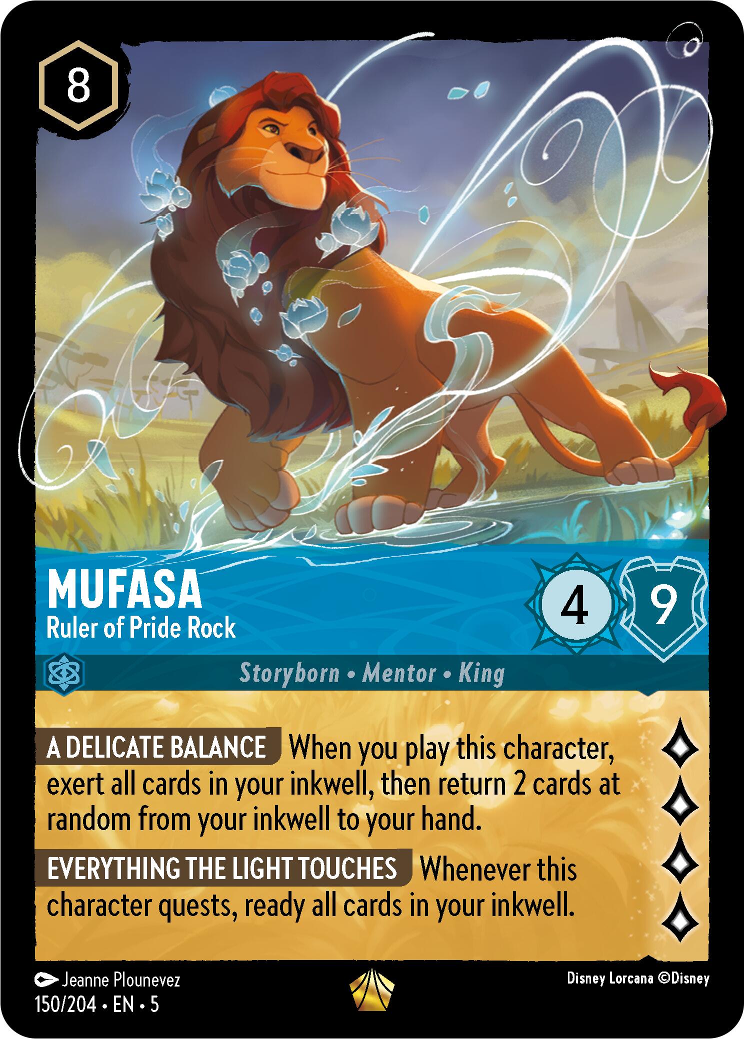 Mufasa - Ruler of Pride Rock (150/204) [Shimmering Skies] | Jack's On Queen