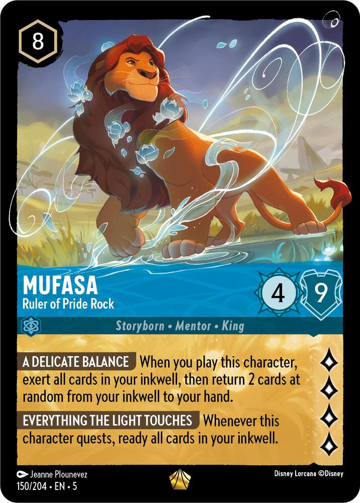 Mufasa - Ruler of Pride Rock (150/204) [Shimmering Skies] | Jack's On Queen
