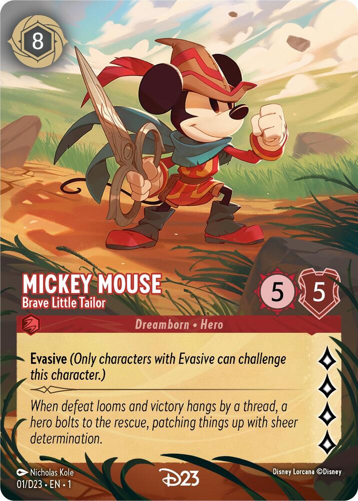 Mickey Mouse - Brave Little Tailor (Extended Art) (1) [D23 Promos] | Jack's On Queen