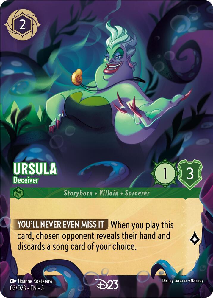 Ursula - Deceiver (3) [D23 Promos] | Jack's On Queen