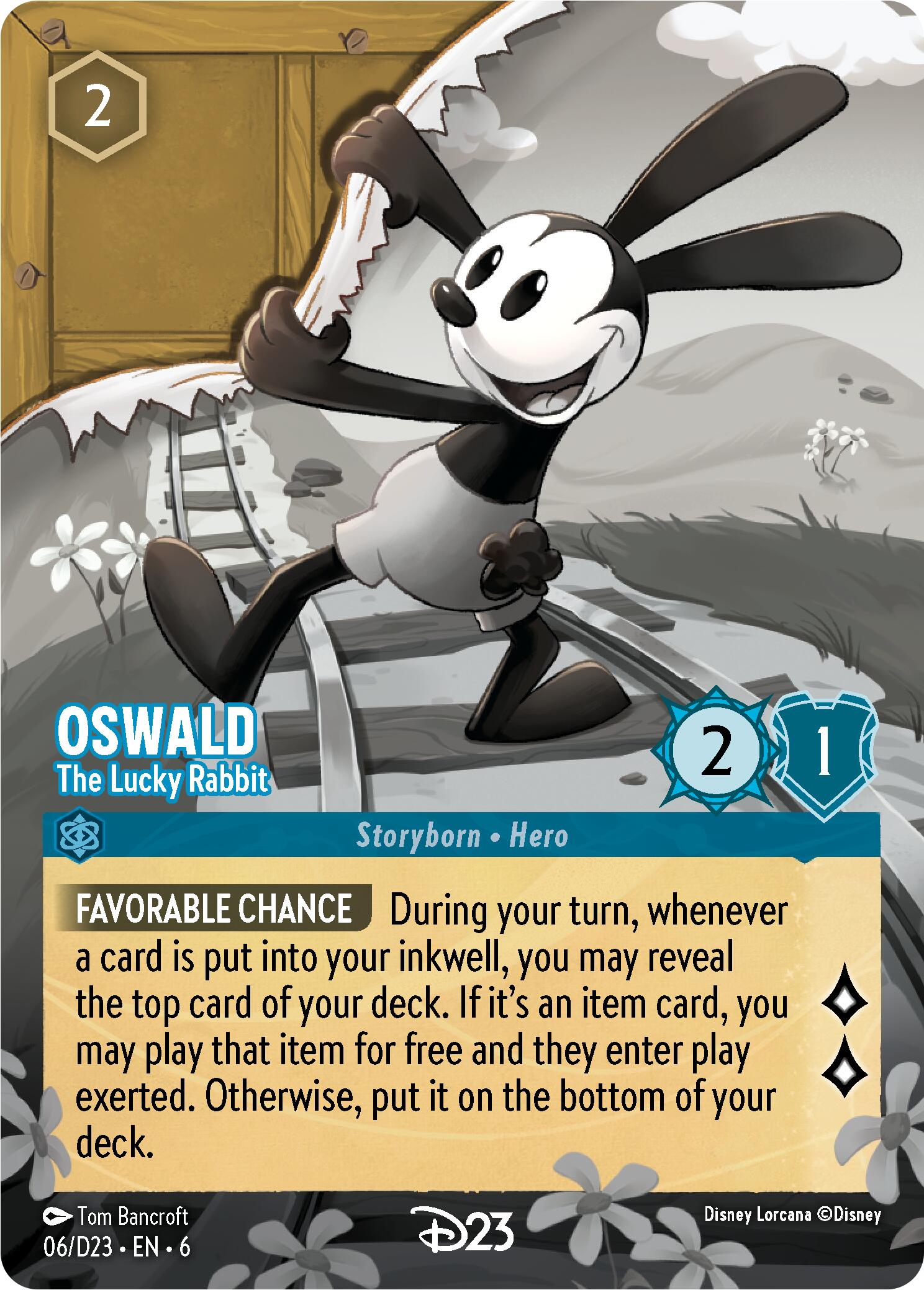 Oswald - The Lucky Rabbit (6) [D23 Promos] | Jack's On Queen