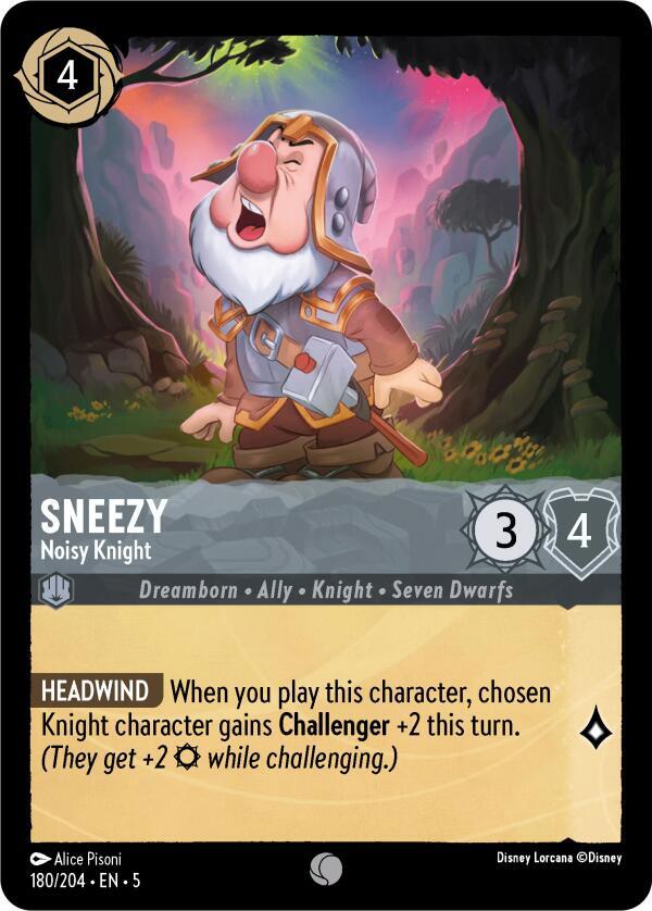 Sneezy - Noisy Knight (180/204) [Shimmering Skies] | Jack's On Queen