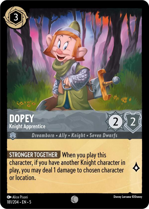 Dopey - Knight Apprentice (181/204) [Shimmering Skies] | Jack's On Queen