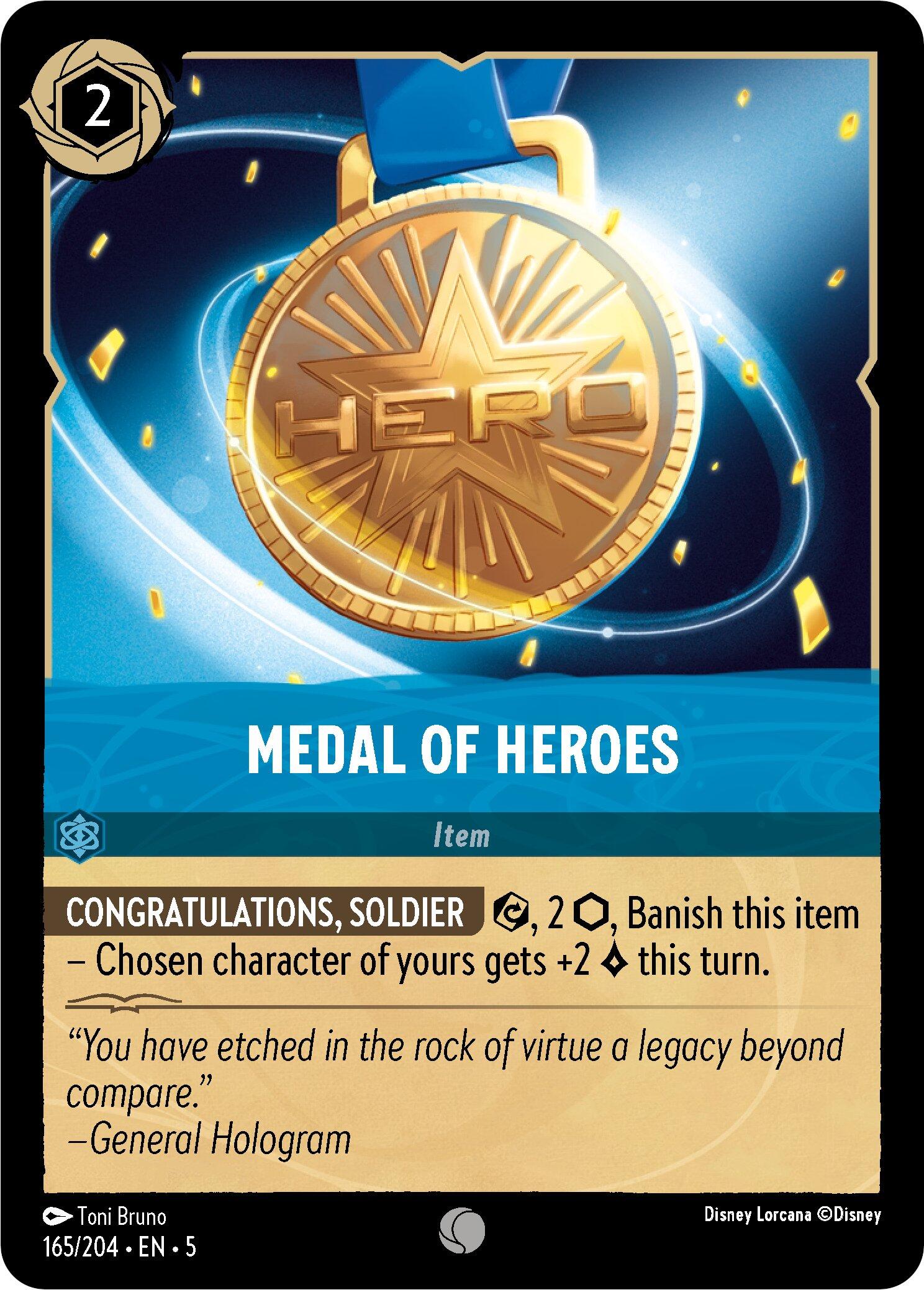 Medal of Heroes (165/204) [Shimmering Skies] | Jack's On Queen