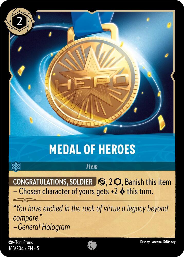 Medal of Heroes (165/204) [Shimmering Skies] | Jack's On Queen