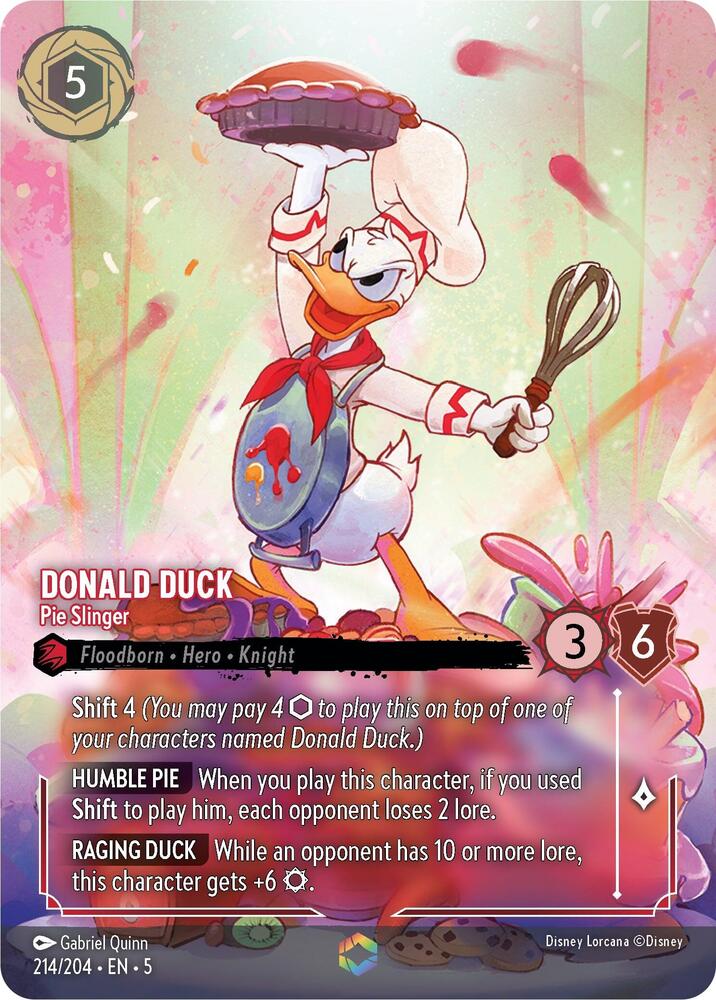 Donald Duck - Pie Slinger (Enchanted) (214/204) [Shimmering Skies] | Jack's On Queen