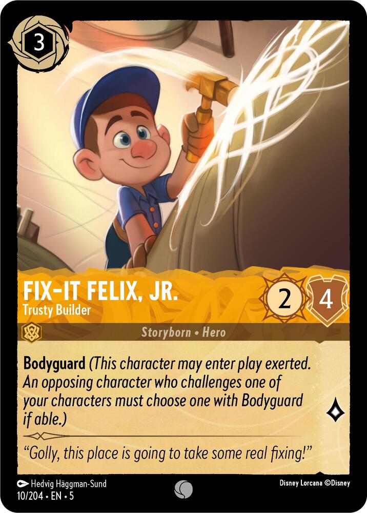Fix-It Felix, Jr. - Trusty Builder (10/204) [Shimmering Skies] | Jack's On Queen