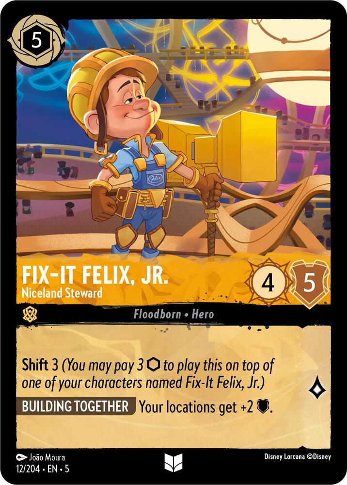 Fix-It Felix, Jr. - Niceland Steward (12/204) [Shimmering Skies] | Jack's On Queen