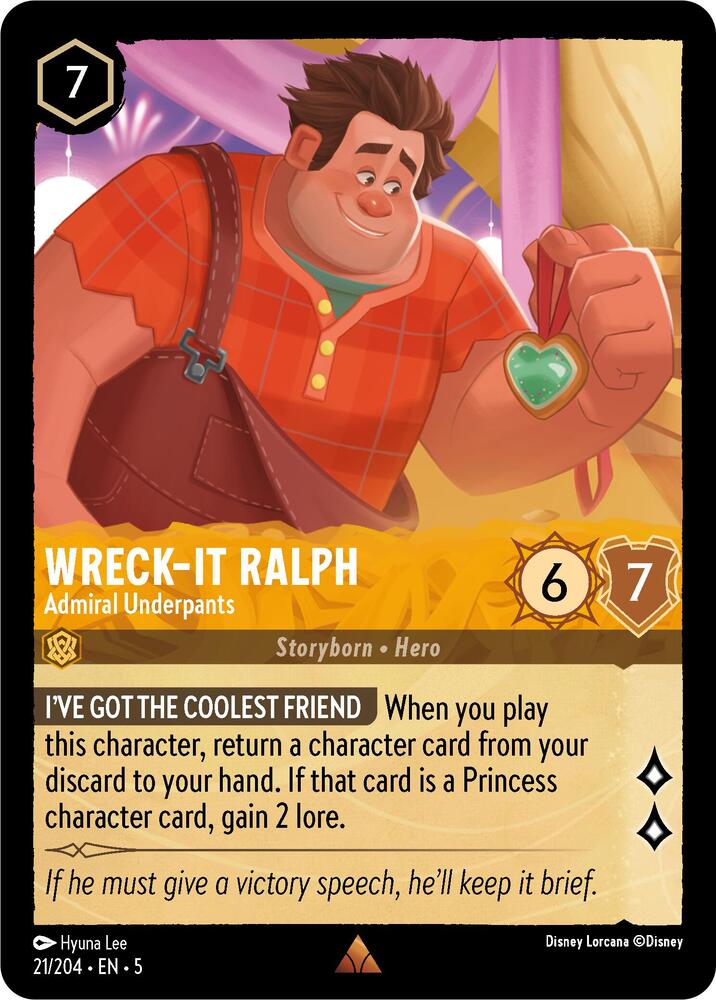 Wreck-It Ralph - Admiral Underpants (21/204) [Shimmering Skies] | Jack's On Queen