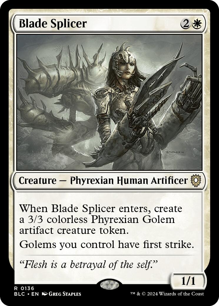 Blade Splicer [Bloomburrow Commander] | Jack's On Queen