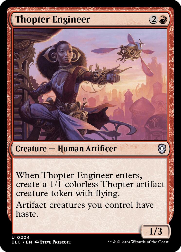 Thopter Engineer [Bloomburrow Commander] | Jack's On Queen