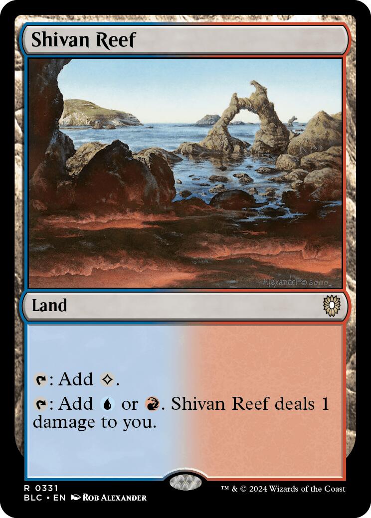 Shivan Reef [Bloomburrow Commander] | Jack's On Queen