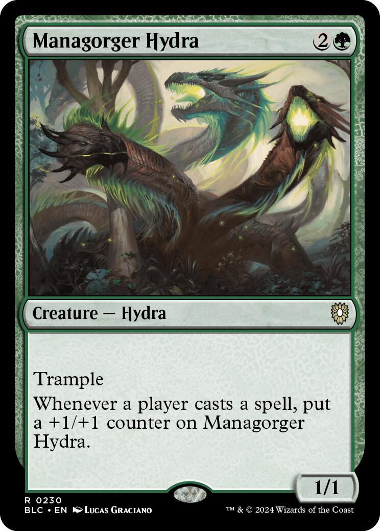 Managorger Hydra [Bloomburrow Commander] | Jack's On Queen