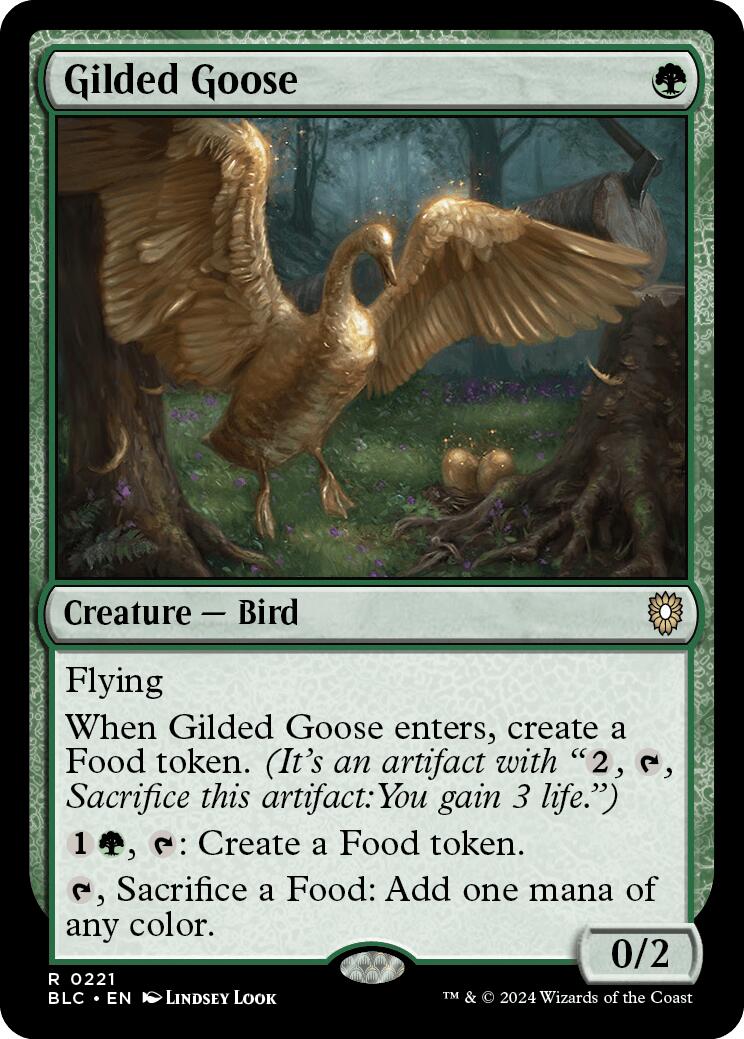 Gilded Goose [Bloomburrow Commander] | Jack's On Queen