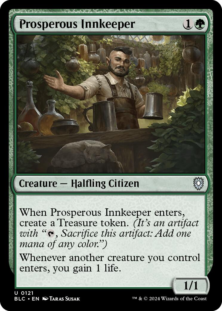 Prosperous Innkeeper [Bloomburrow Commander] | Jack's On Queen