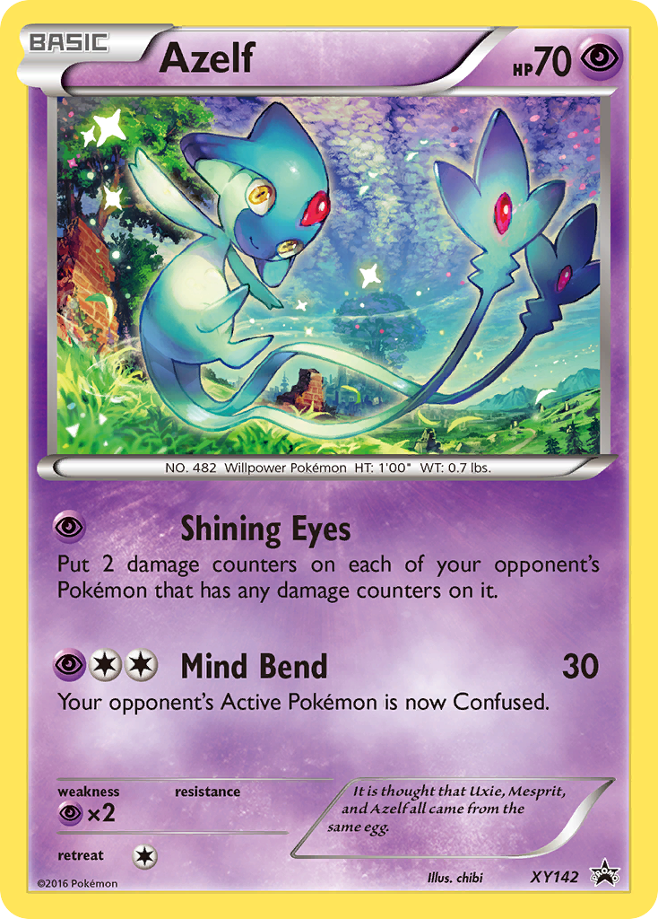 Azelf (XY142) [XY: Black Star Promos] | Jack's On Queen