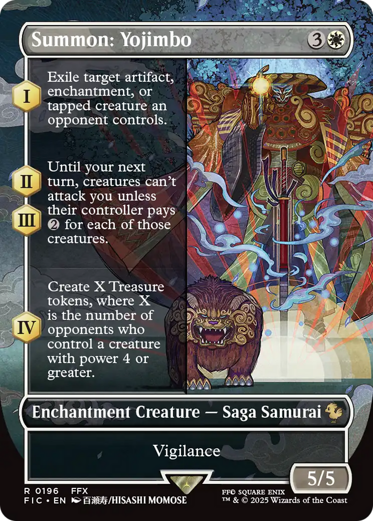 Summon: Yojimbo (Borderless) [FINAL FANTASY Commander] | Jack's On Queen