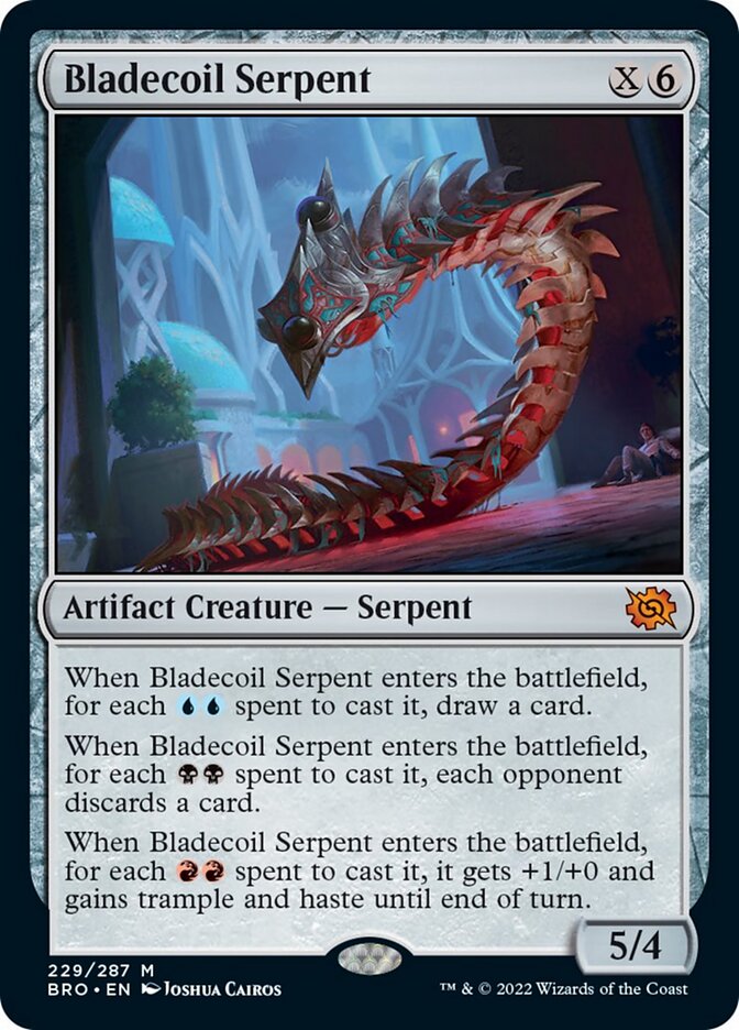 Bladecoil Serpent (Promo Pack) [The Brothers' War Promos] | Jack's On Queen