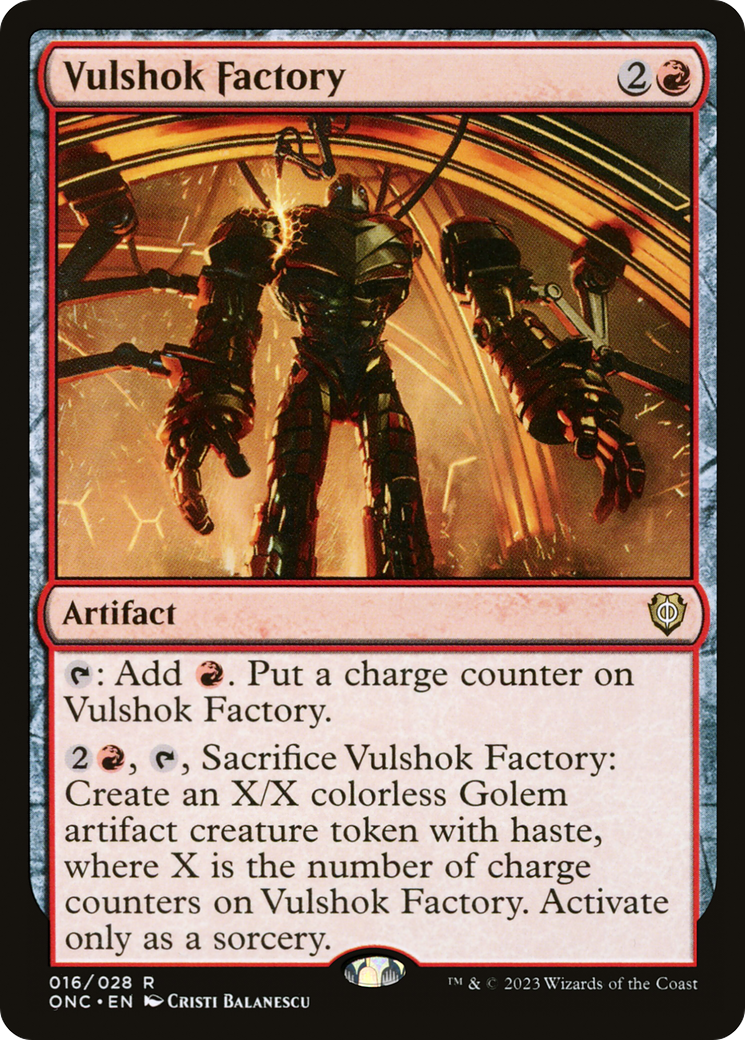 Vulshok Factory [Phyrexia: All Will Be One Commander] | Jack's On Queen