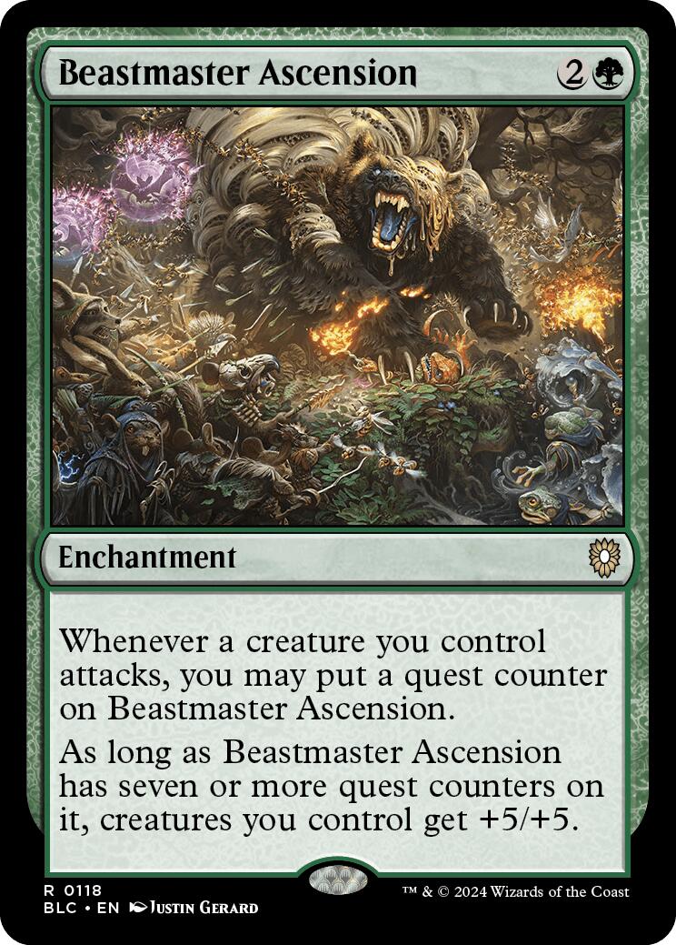 Beastmaster Ascension [Bloomburrow Commander] | Jack's On Queen