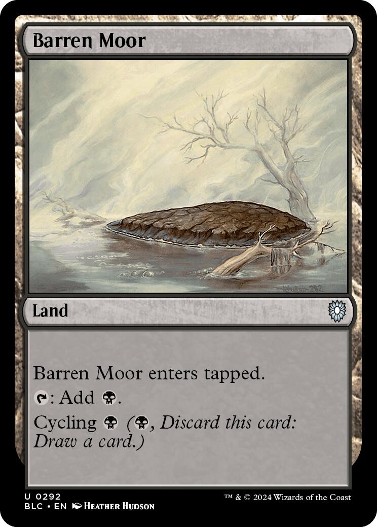 Barren Moor [Bloomburrow Commander] | Jack's On Queen