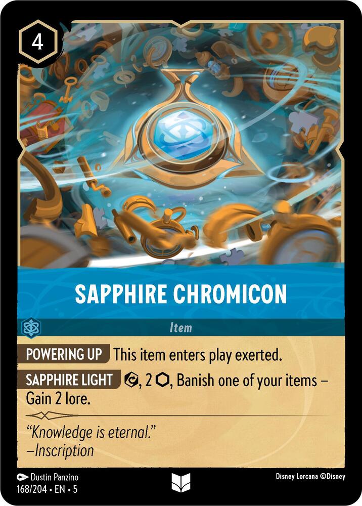 Sapphire Chromicon (168/204) [Shimmering Skies] | Jack's On Queen