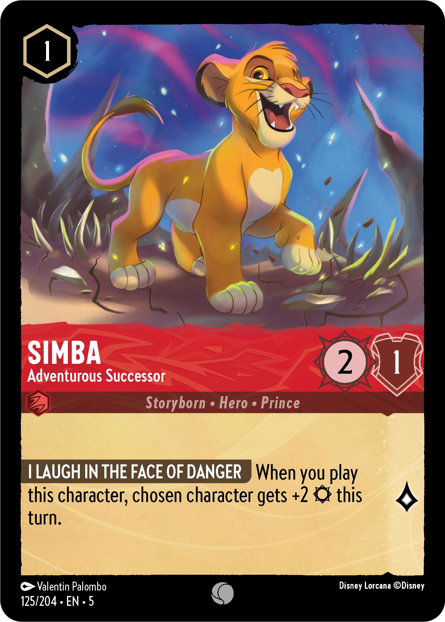Simba - Adventurous Successor (125/204) [Shimmering Skies] | Jack's On Queen
