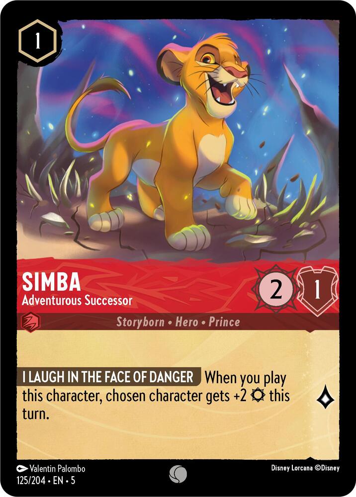 Simba - Adventurous Successor (125/204) [Shimmering Skies] | Jack's On Queen